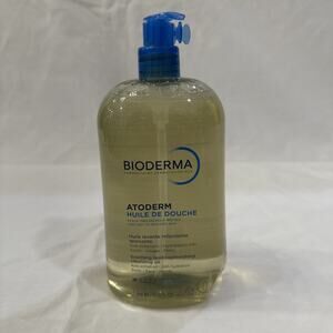 Bioderma Atoderm Shower Oil for Dry & Irritated Skin , 33.8 oz, 1Liter EXP 02/29